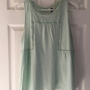 Mint green tank
